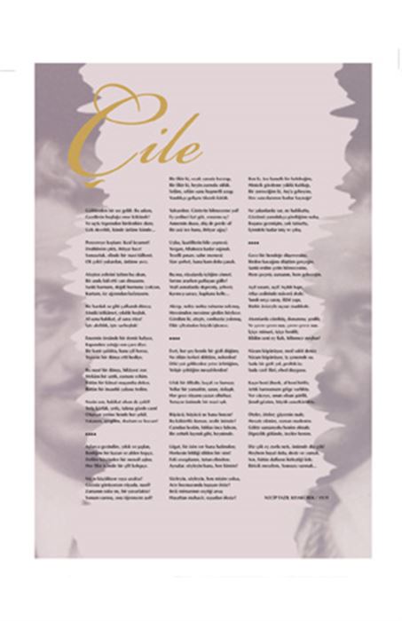 Çile İlk Baskı